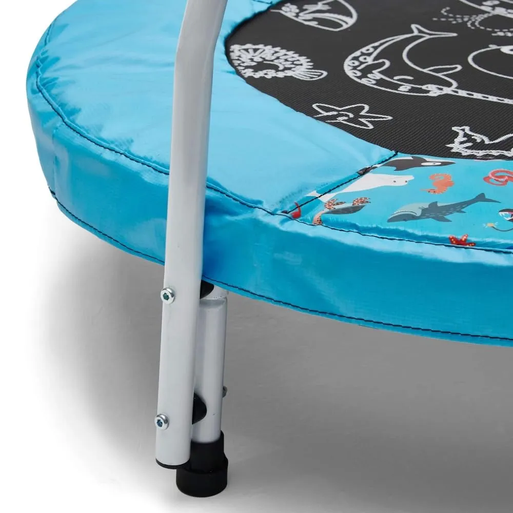 Plum Junior Ocean Bouncer With Sounds Trampoline For Kids Ages 3-5 Years