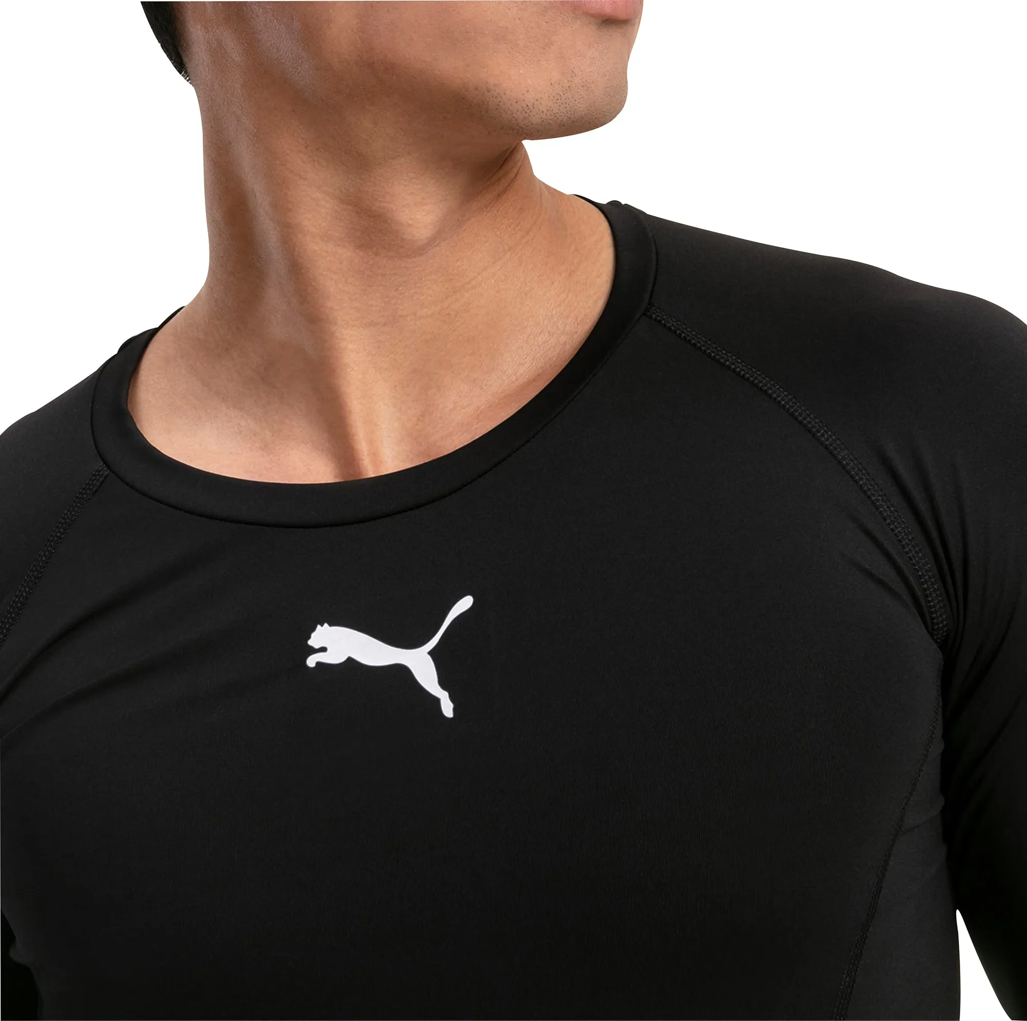 Puma Liga Baselayer Long Sleeve Mens Training Top - Black