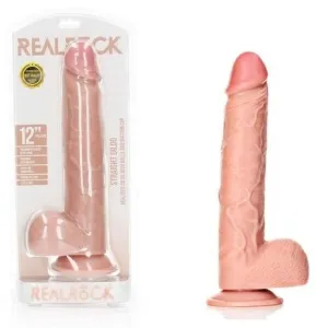 RealRock Realistic Dildo with Balls 12'