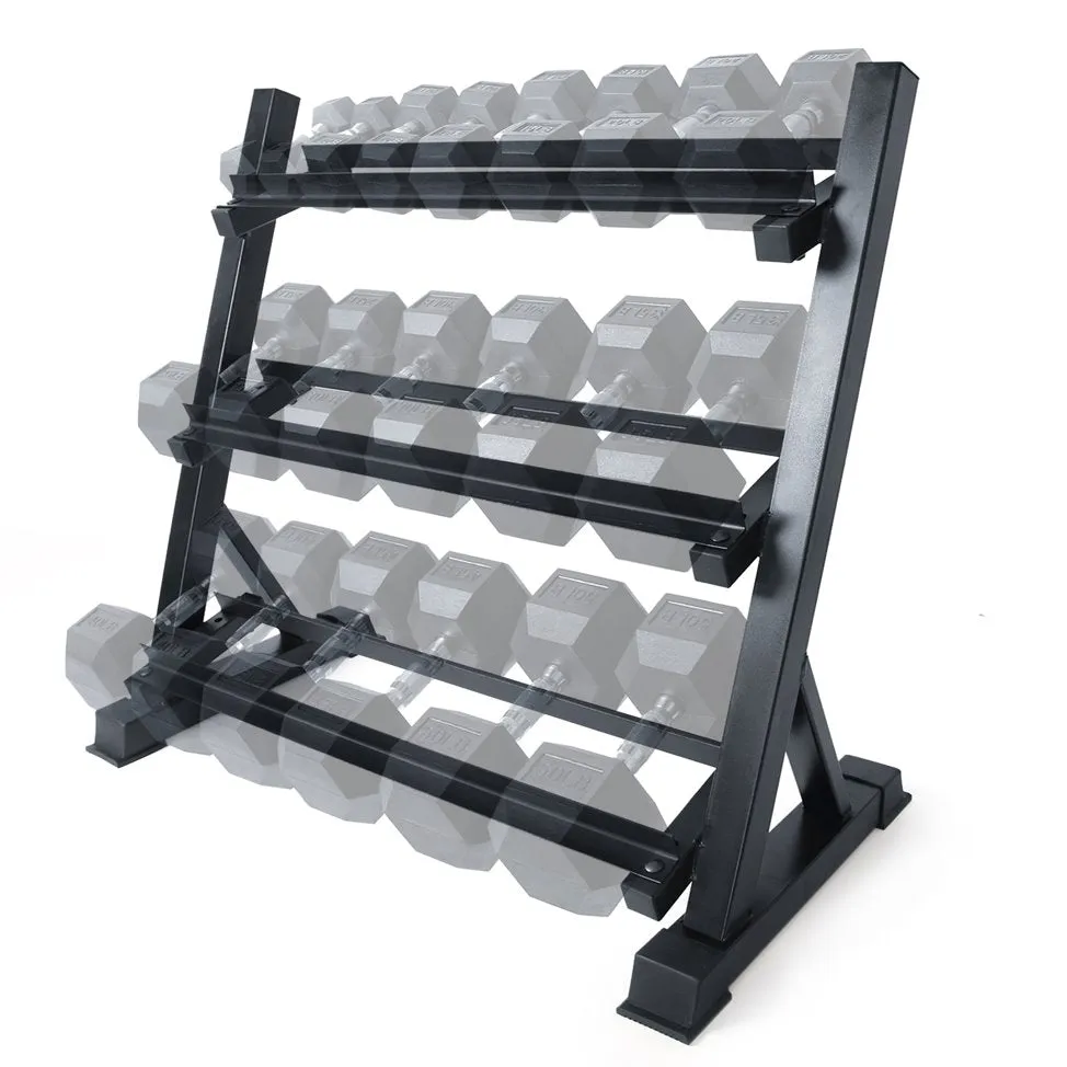 RitFit 3-Tier Dumbbell Weight Rack for Home Gym