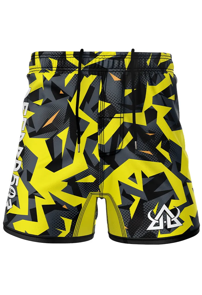 Shorts - Yellow - Elastic Waist