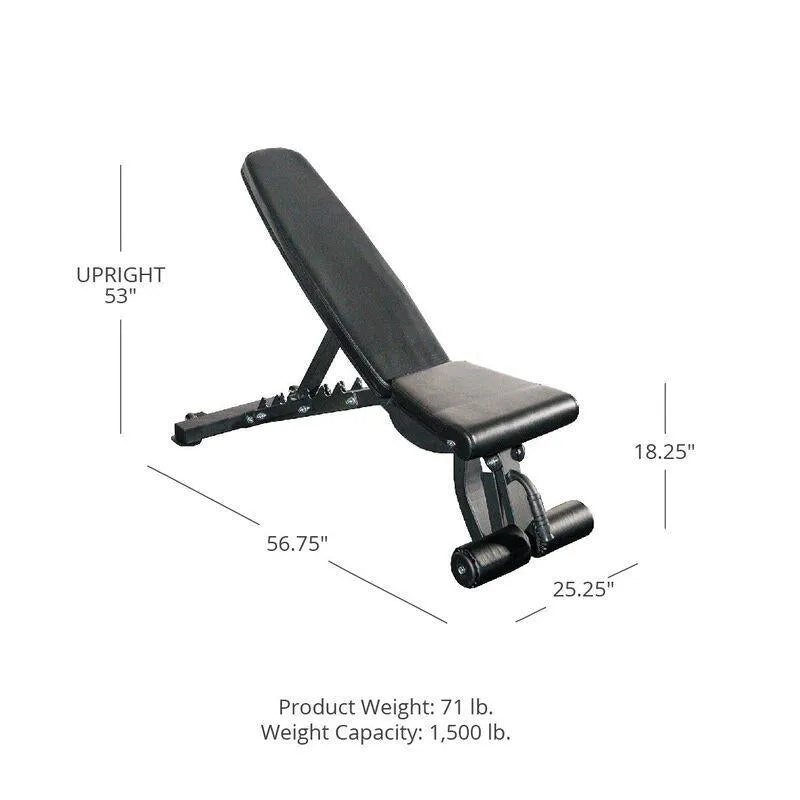 Titan Single Post Adjustable FID Bench