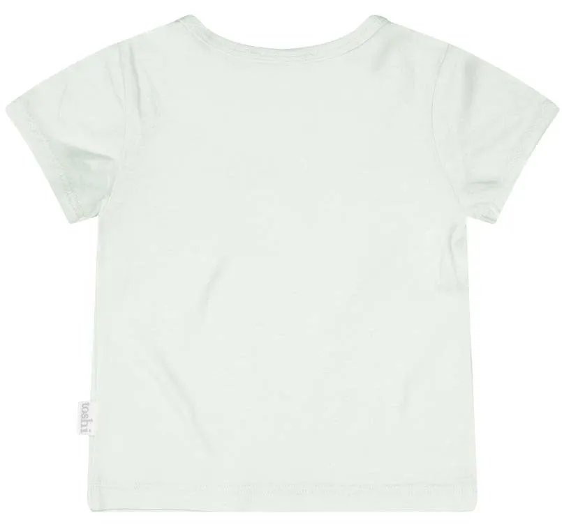 TOSHI ORGANIC LOGO TEE EUCALYPT