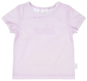 TOSHI ORGANIC LOGO TEE LILAC