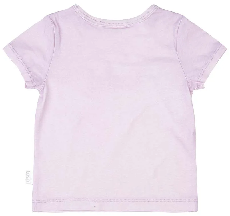 TOSHI ORGANIC LOGO TEE LILAC