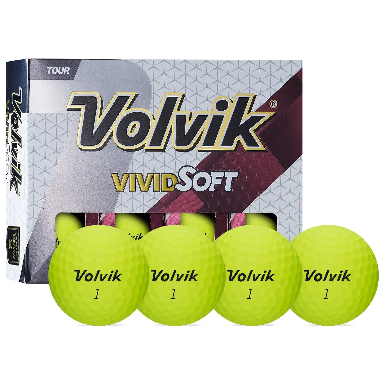 Volvik Vivid Soft Matte Urethane Golf Balls