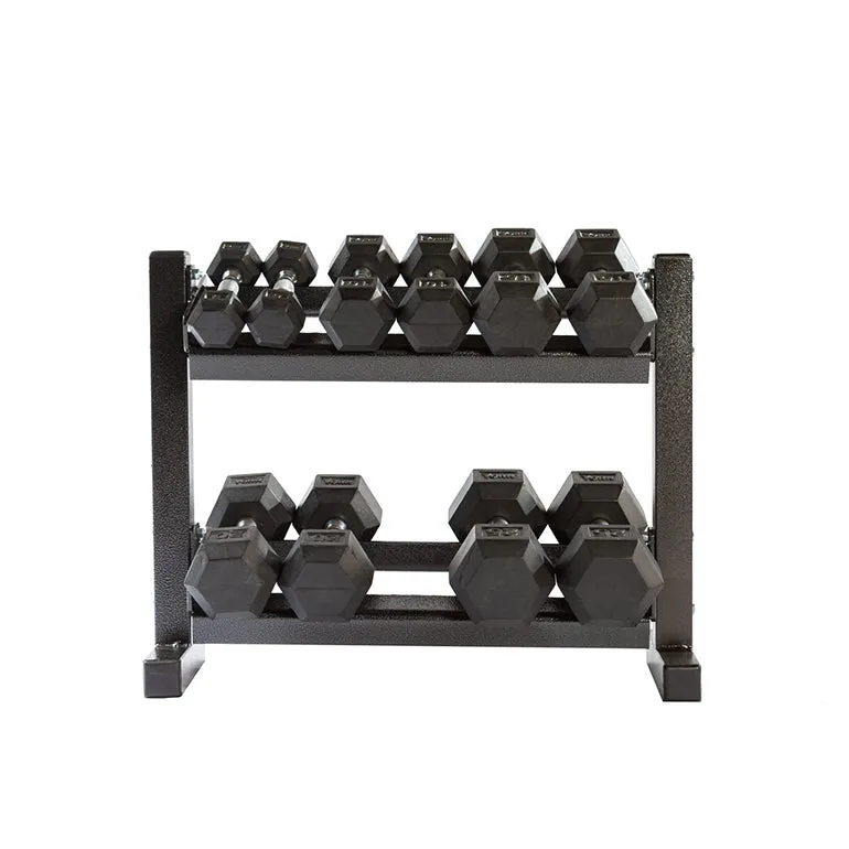 YORK Compact 2 Tier Dumbbell Rack